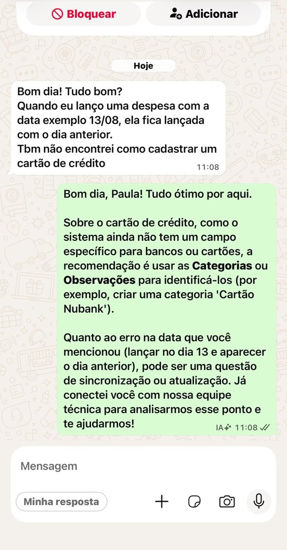 Depoimento de cliente do CLARE