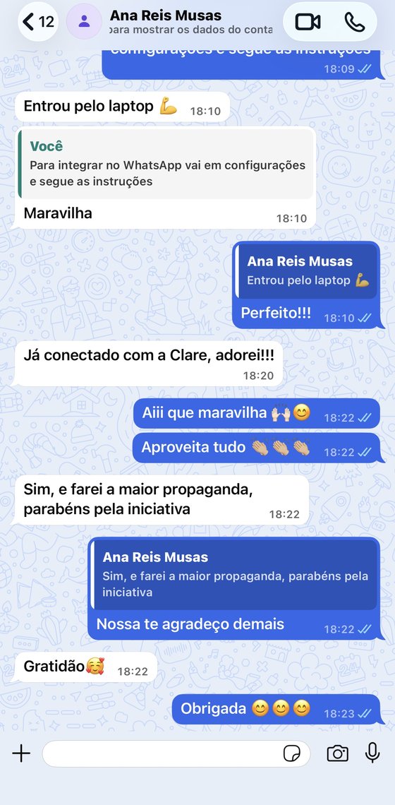 Depoimento de cliente do CLARE